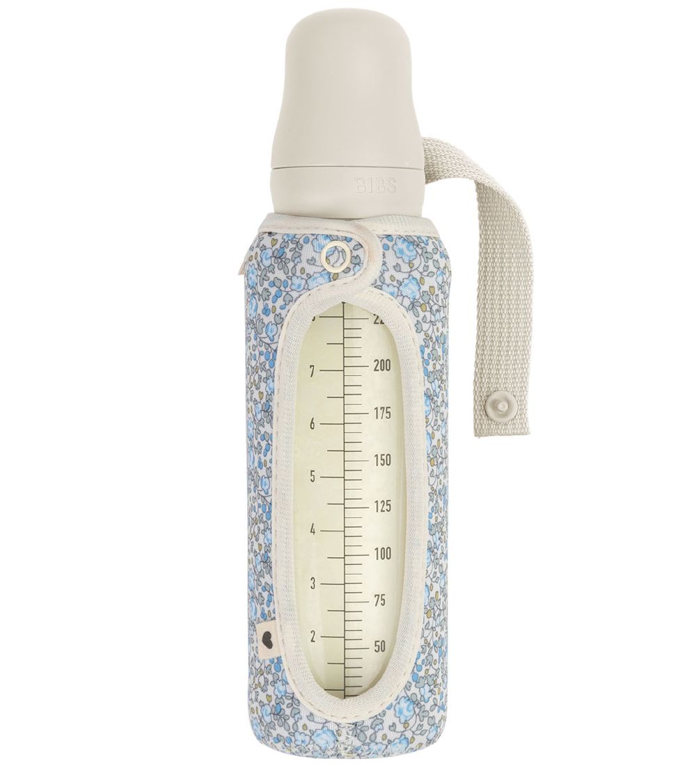 BIBS X Liberty Bottle Case - Large - 225 mL - Flowers - Ivory
