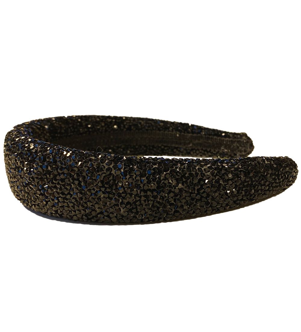 By Stær Hairband - Linen - Glitter - Black