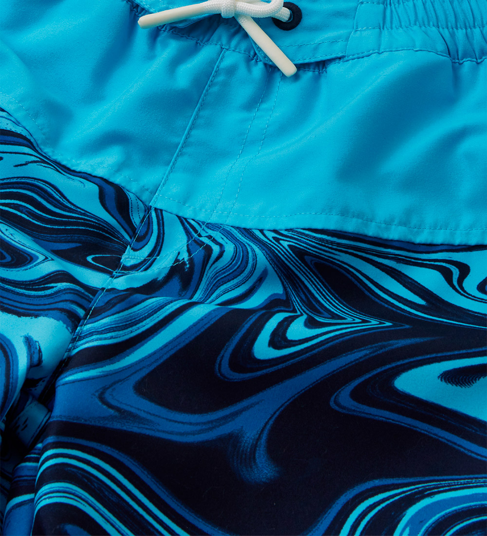 Reima Swim Shorts - UV50+ - Papaija - Navy w. Print