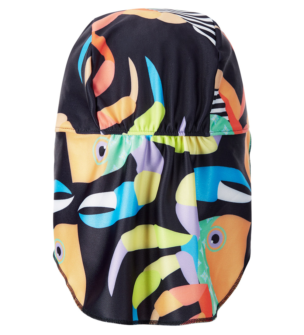 Reima Swim Hat - UV40+ - Kilpikonna - Black w. Print