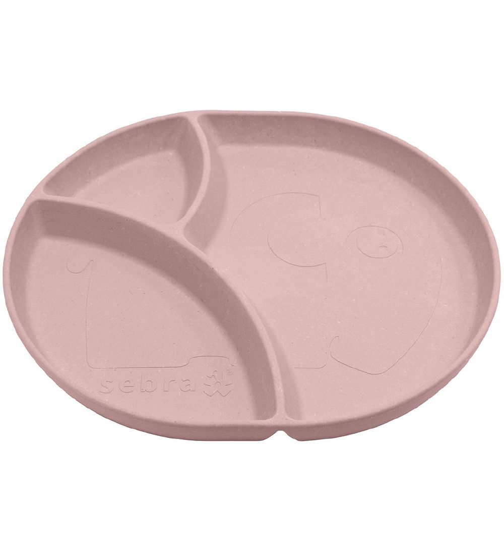 Assiette Sebra - Bioplastique - 3 Rum - Mamans - Blossom Rose