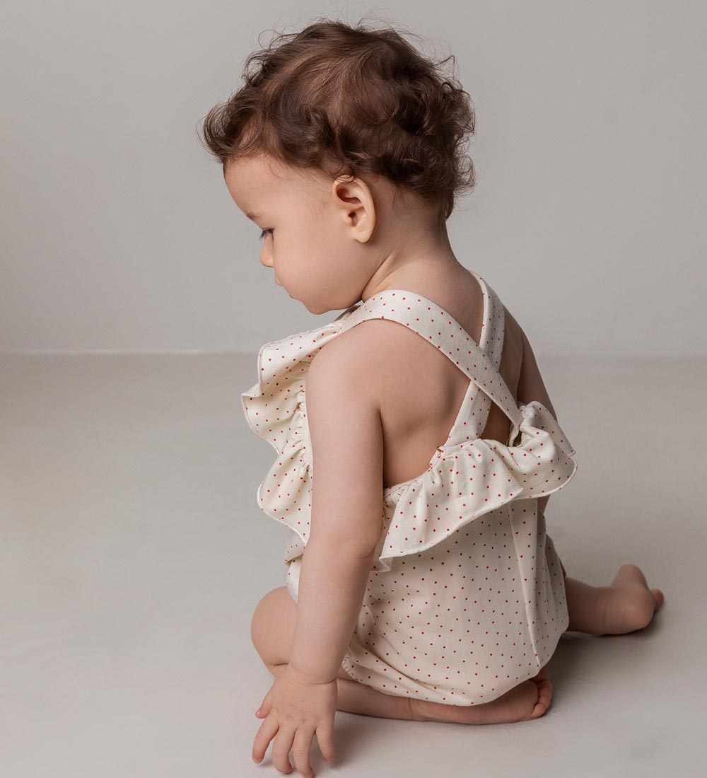 MarMar Summer Romper - Modal - Rona - Red Currant Dot