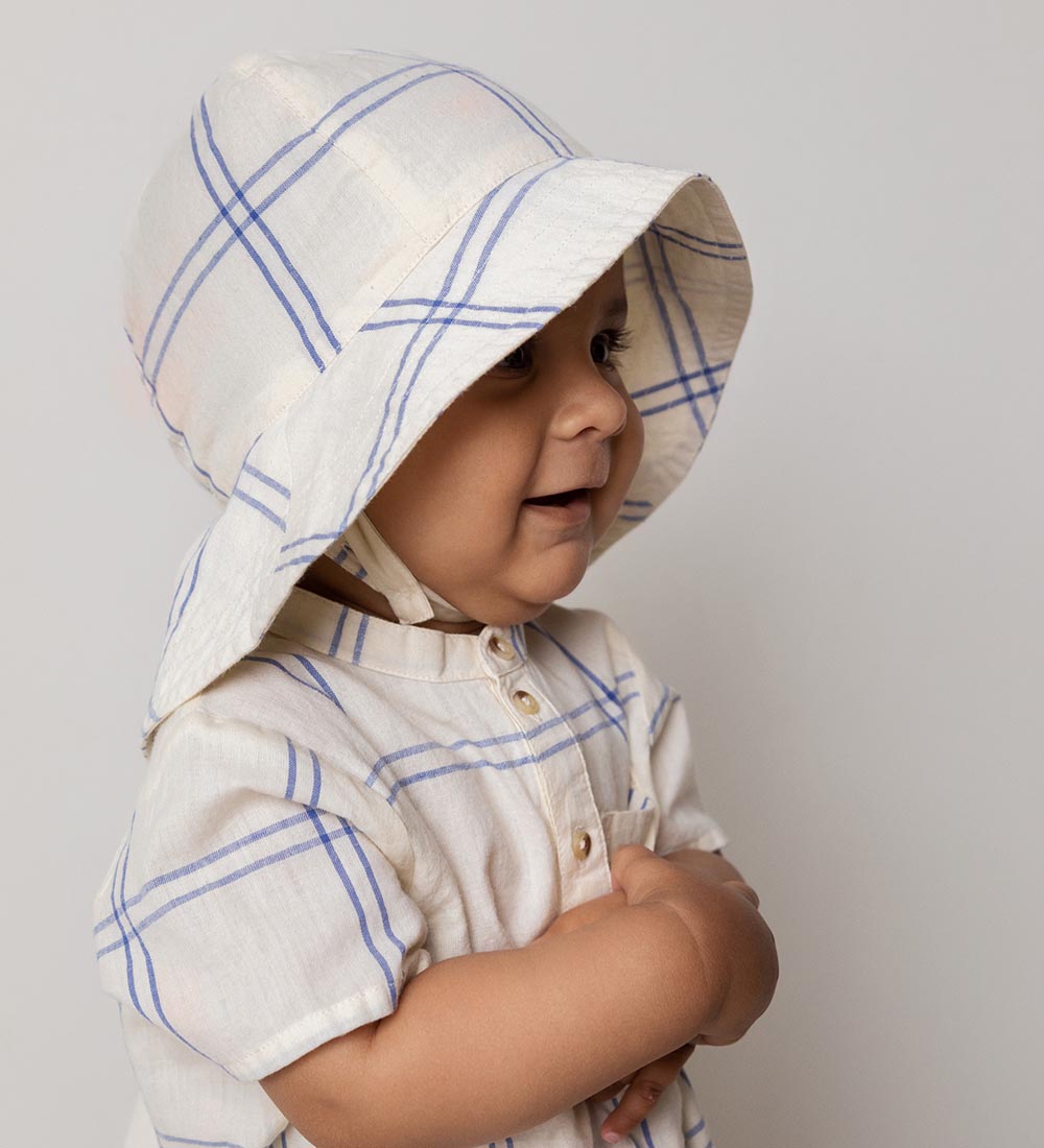 MarMar Bodysuit s/s - Rico - Blue Check