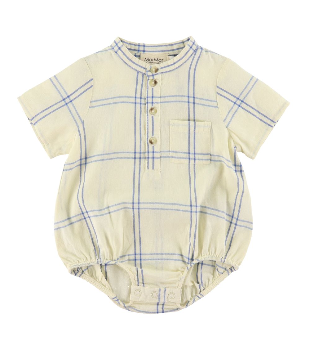 MarMar Bodysuit s/s - Rico - Blue Check