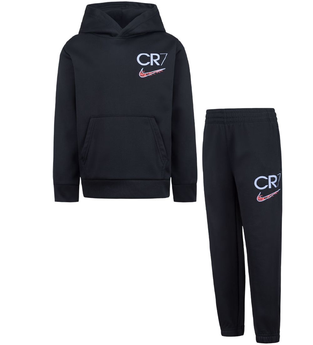 Nike Sweat Set - Hoodie/Sweatpants - Dri-Fit - Black