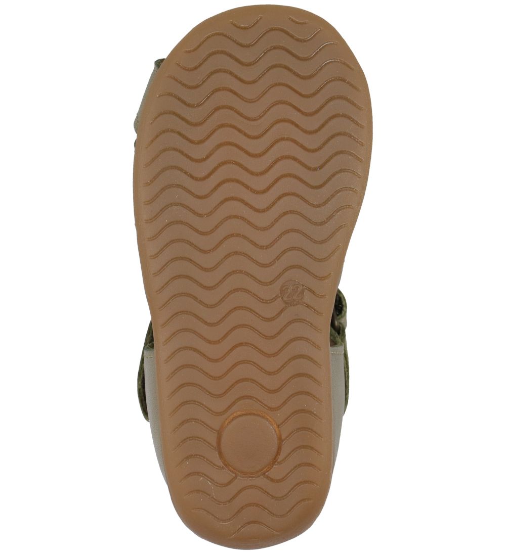 Pom Pom Sandals - Starters Velcro - Dusty Olive