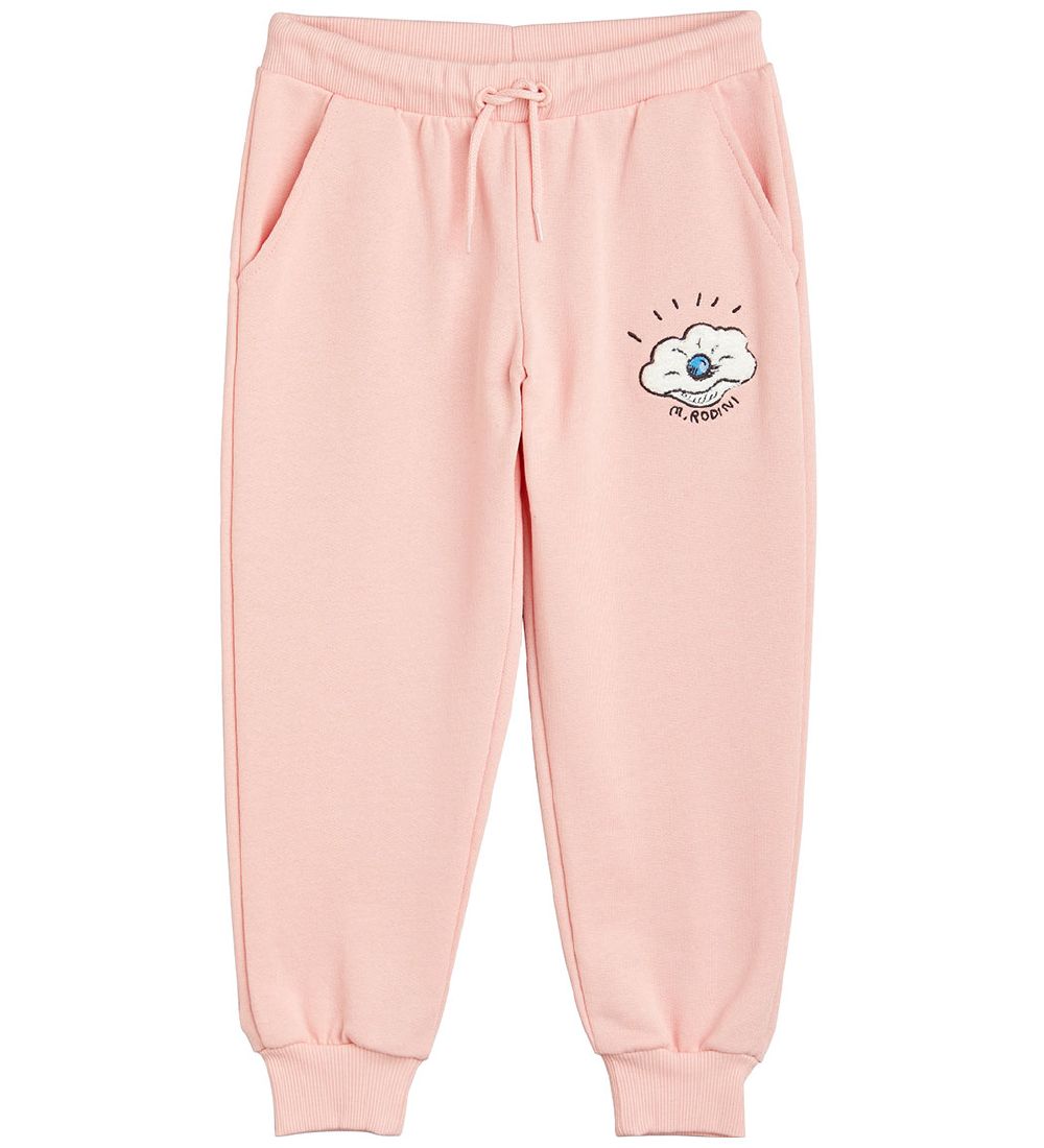 Mini Rodini Jogginghosen - Muschelchenille Verpackung - Pink
