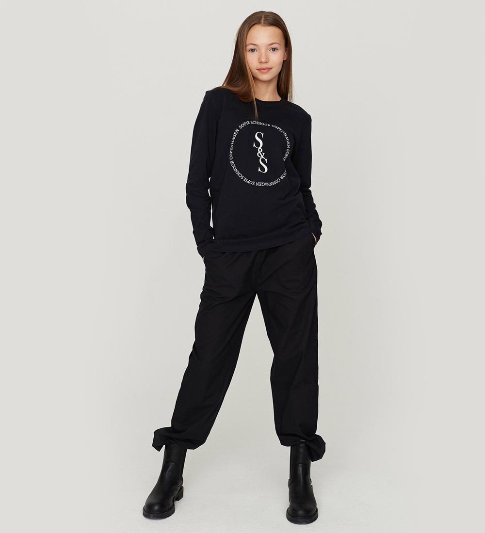 Sofie Schnoor Girls Trousers - Black