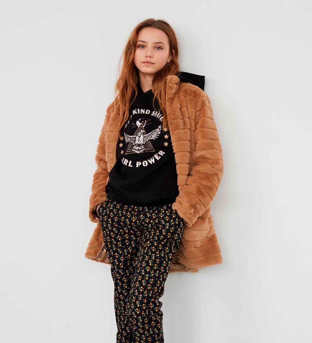 Sofie Schnoor Mädchen Kapuzenpullover - Schwarz