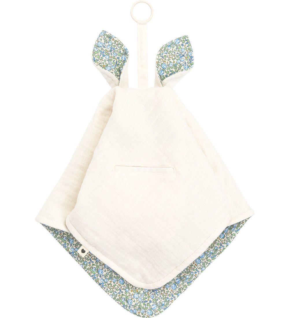 BIBS X Liberty Comfort Blanket - 40x40 cm - Kangaroo - Ivory