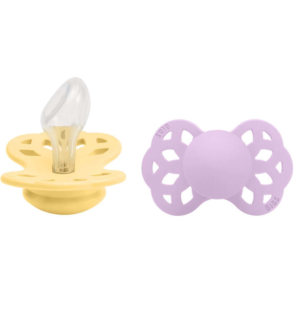 BIBS Infinity Pacifiers - 2-Pack - Size 2 - Anatomical - Pale Bu
