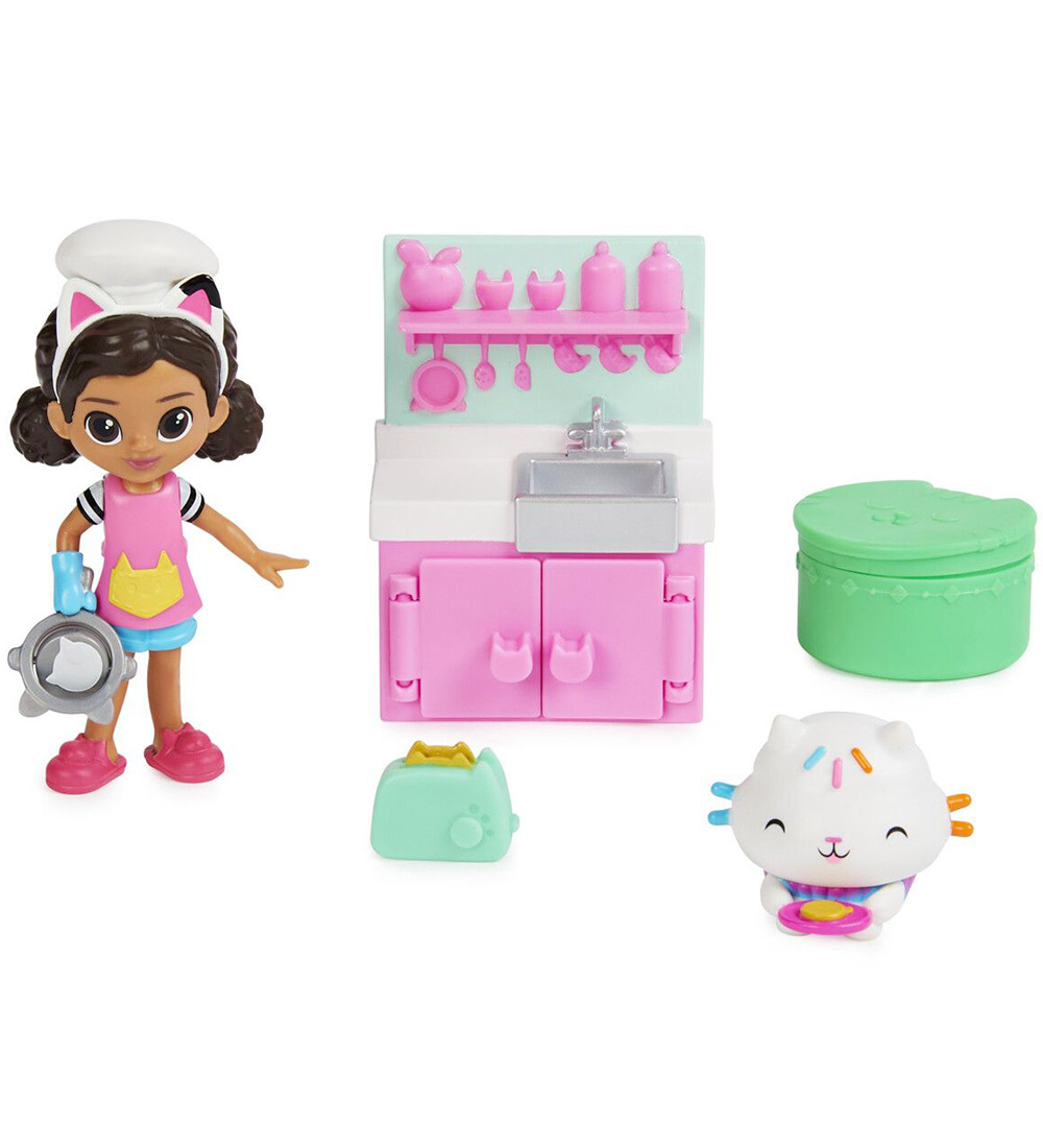 Gabby's Dollhouse Set - 4 Parts - Gabby's Lunch & Munch