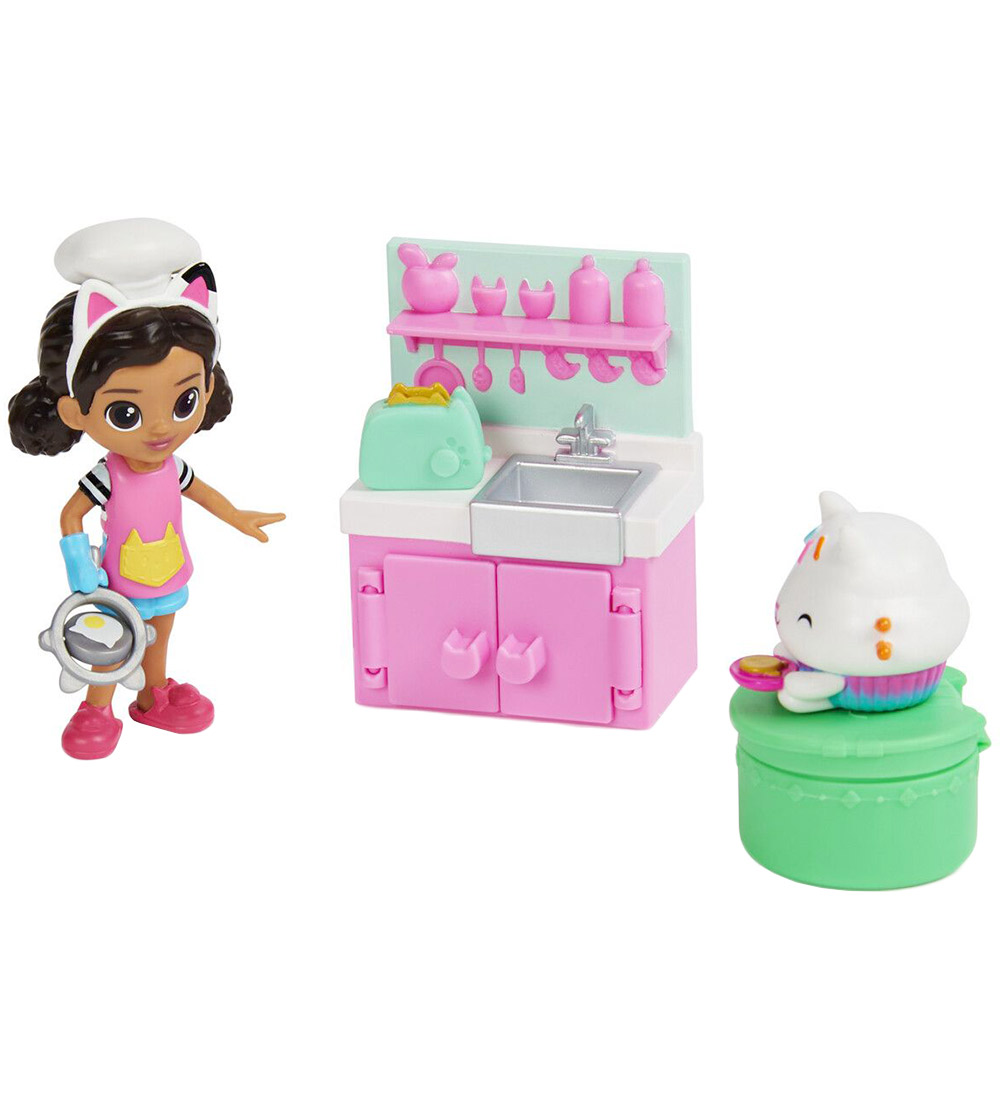 Gabby's Dollhouse Set - 4 Parts - Gabby's Lunch & Munch