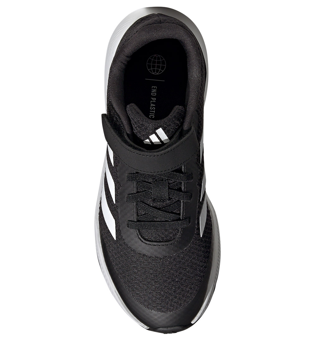Chaussures adidas Performance - RUNFALCON 3.0 EL K - Noir/Blanc