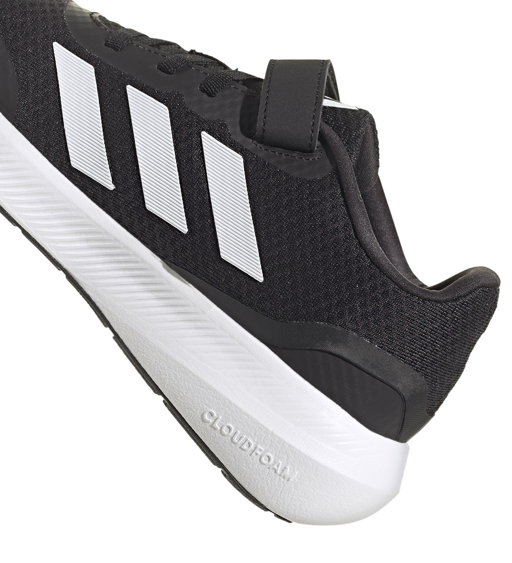 Chaussures adidas Performance - RUNFALCON 3.0 EL K - Noir/Blanc