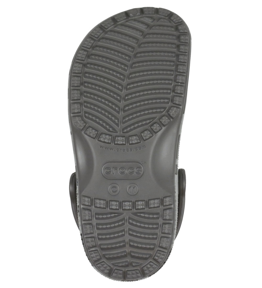 Crocs Sandals - Classic Camo Clog K - Black/Gray