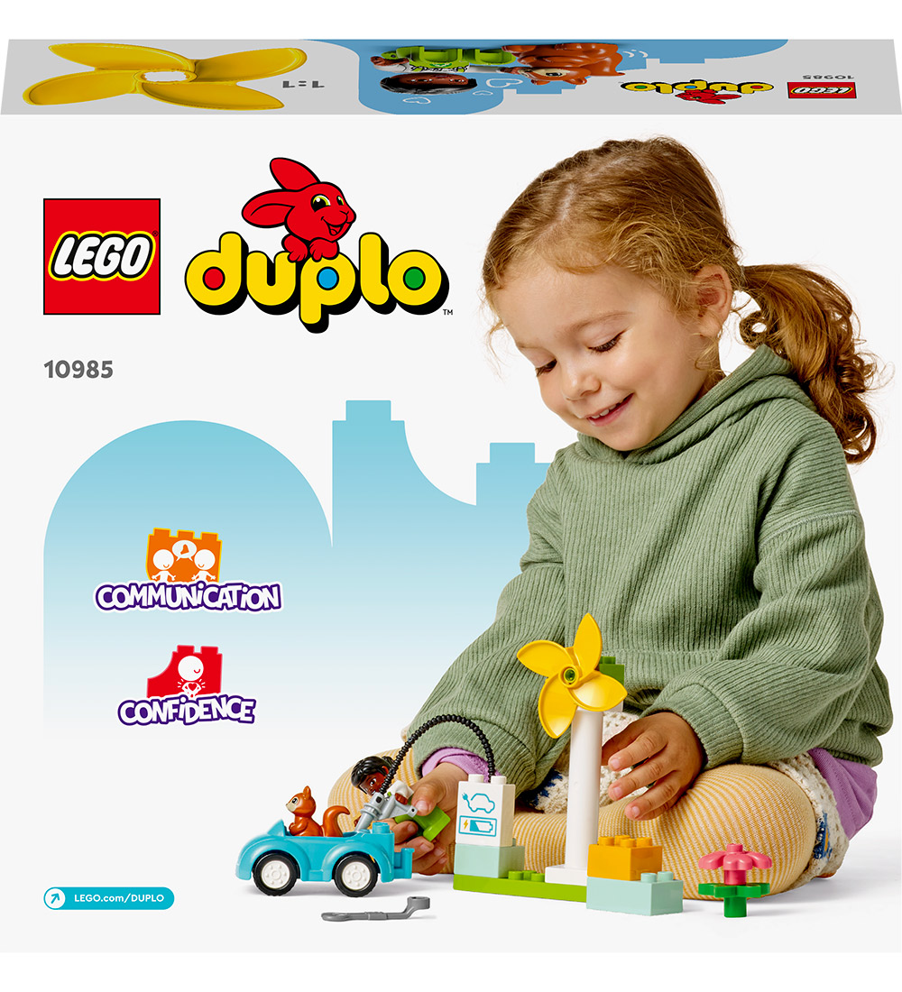 LEGO® DUPLO - Wind Turbine and Electric Car 10985 - 16 Parts