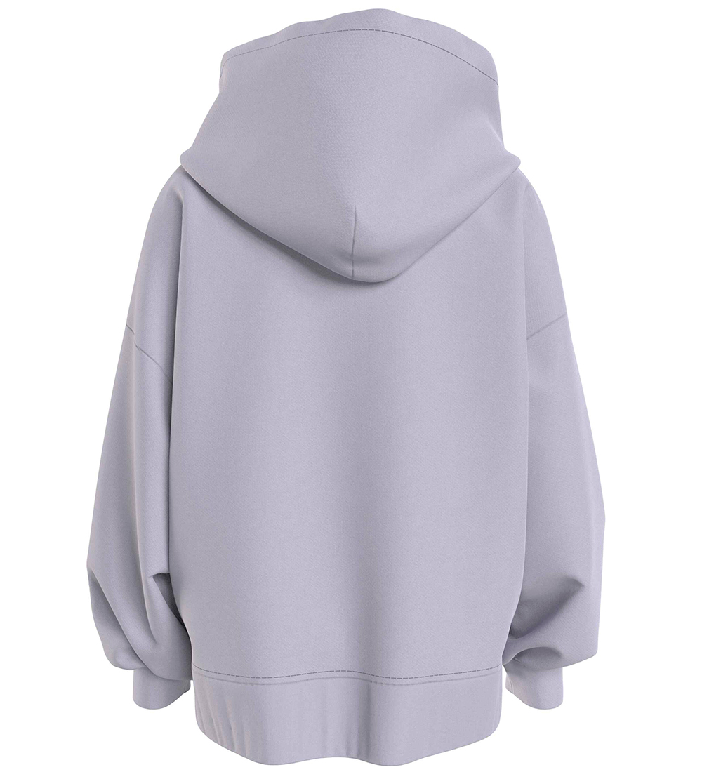 Calvin Klein Hoodie - Monogram Off Placed - Purple
