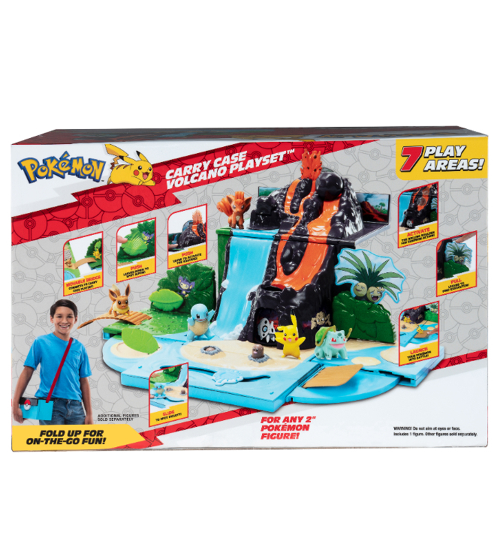 Pokémon Play Set - Carry ´N Go Volcano - Pikachu