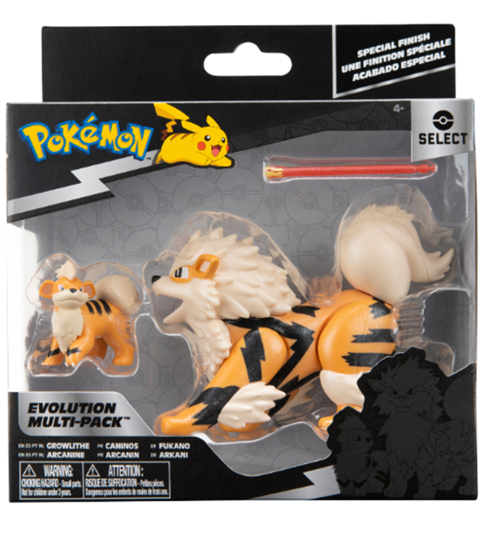 Pokémon Toy Figurine - 2-Pack - Evolution Multi-Pack - Arcanine