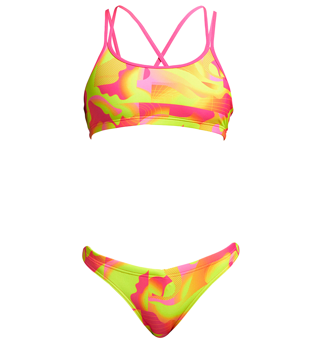Funkita Bikini - UV50+ - Criss Cross - Pinged Pink