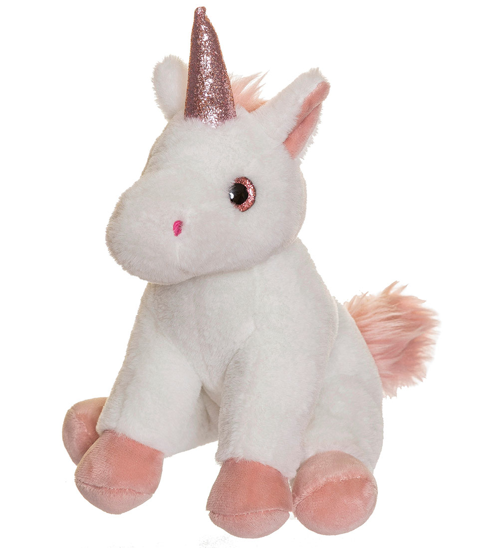 Teddykompaniet Kuscheltier - Einhorn - 25 cm - Weiß
