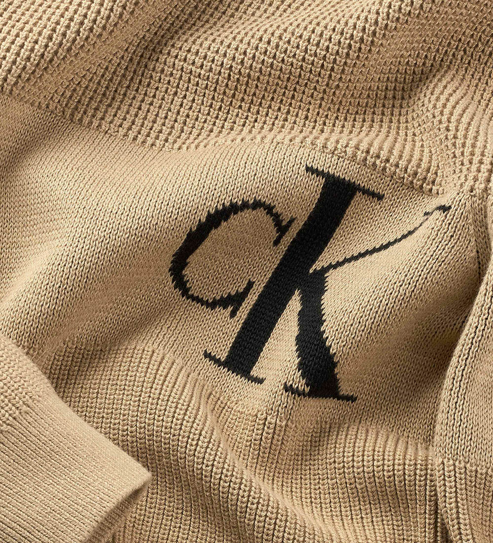 Calvin Klein Blouse - Knitted - Intarsia Chest Monogram - Traver