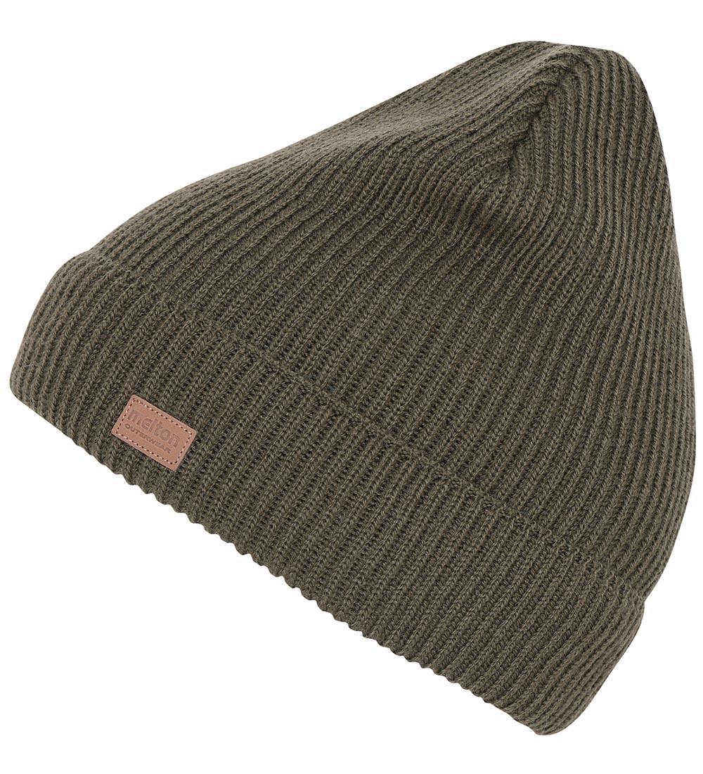 Bonnet Melton - Basic Côtelé Bonnet - Lierre Green