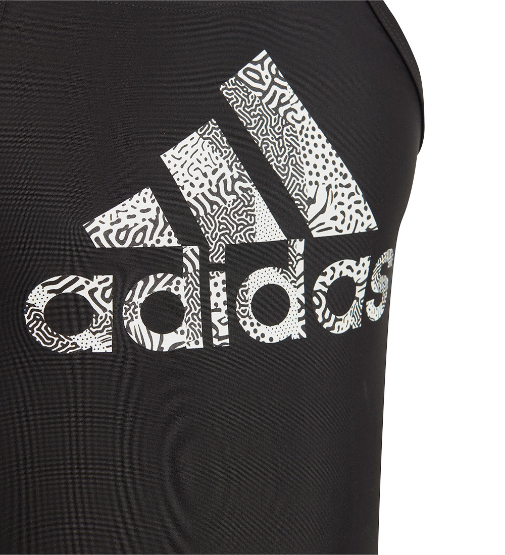 adidas Performance Badeanzug - Big Logo Anzug - Schwarz/Weiß