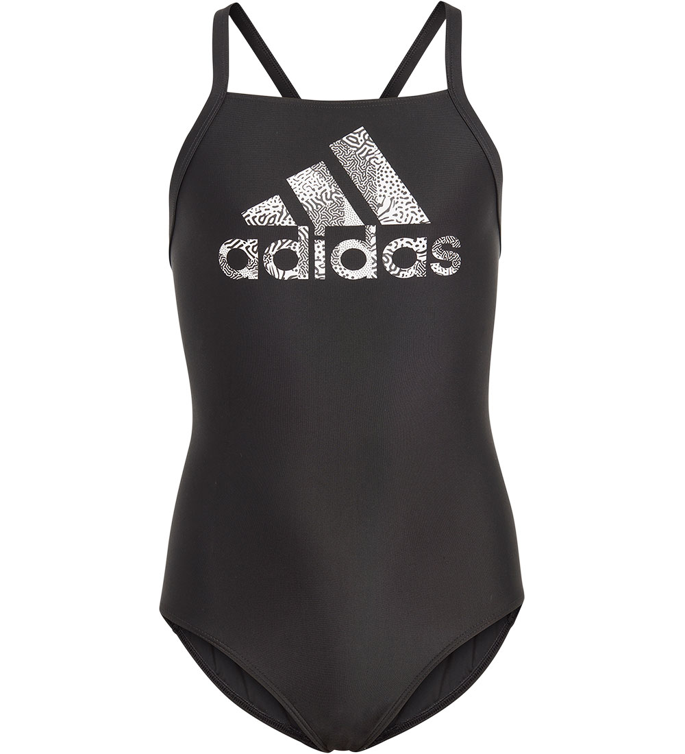 adidas Performance Badeanzug - Big Logo Anzug - Schwarz/Weiß