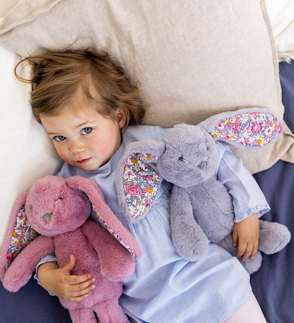 Teddykompaniet Soft Toy - Bunnies Viola - Pink