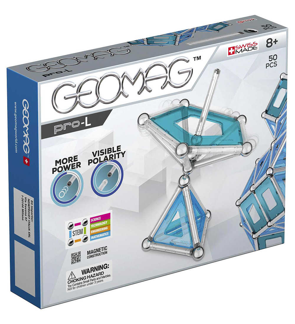 Geomag Magnet set - Pro-L Panels - 50 Parts