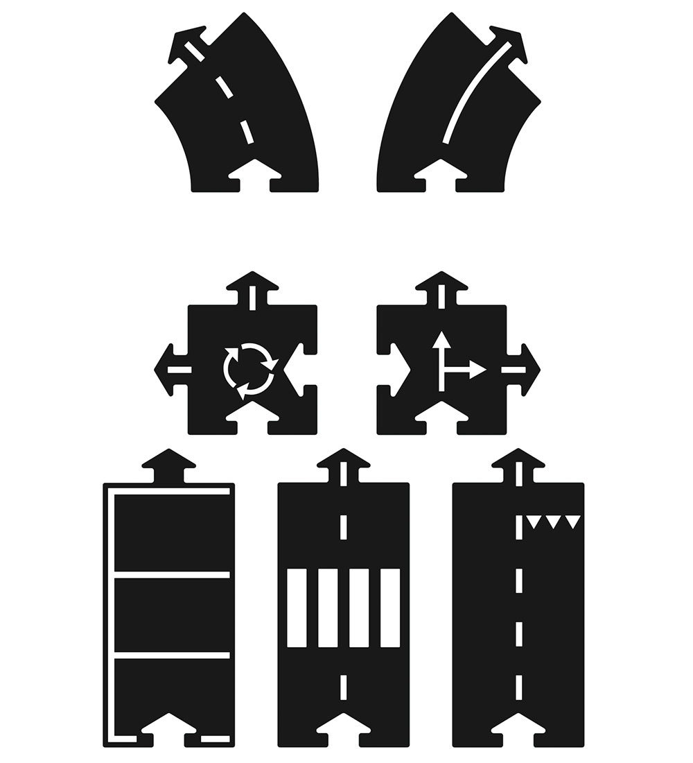 Waytoplay Car Track - 24 Parts - Highway