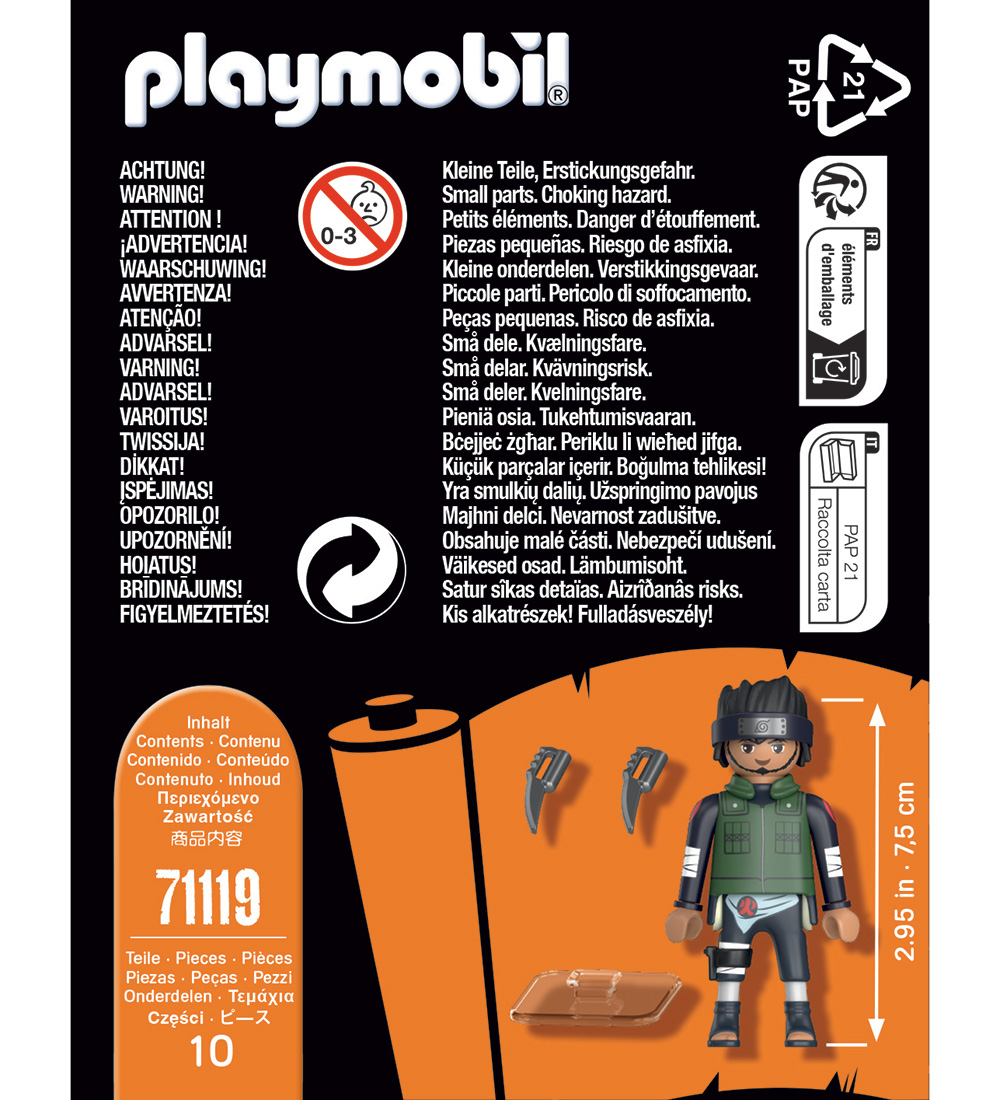 Playmobil Naruto - Asuma - 71119 - 10 Teile