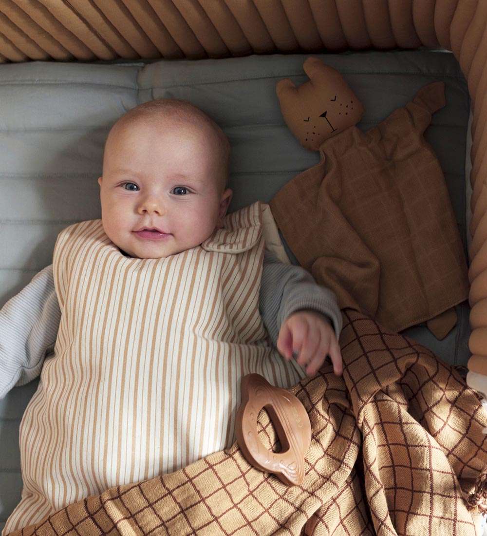 Fabelab Comfort Blanket - 30x28 cm - Bear - Ochre