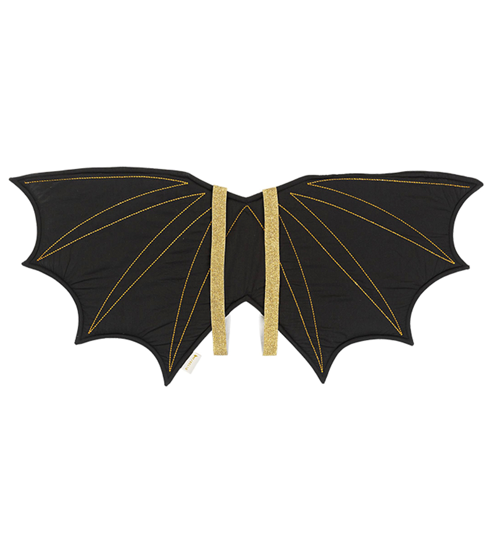Fabelab Wings - 65x30 cm - Bat - Black