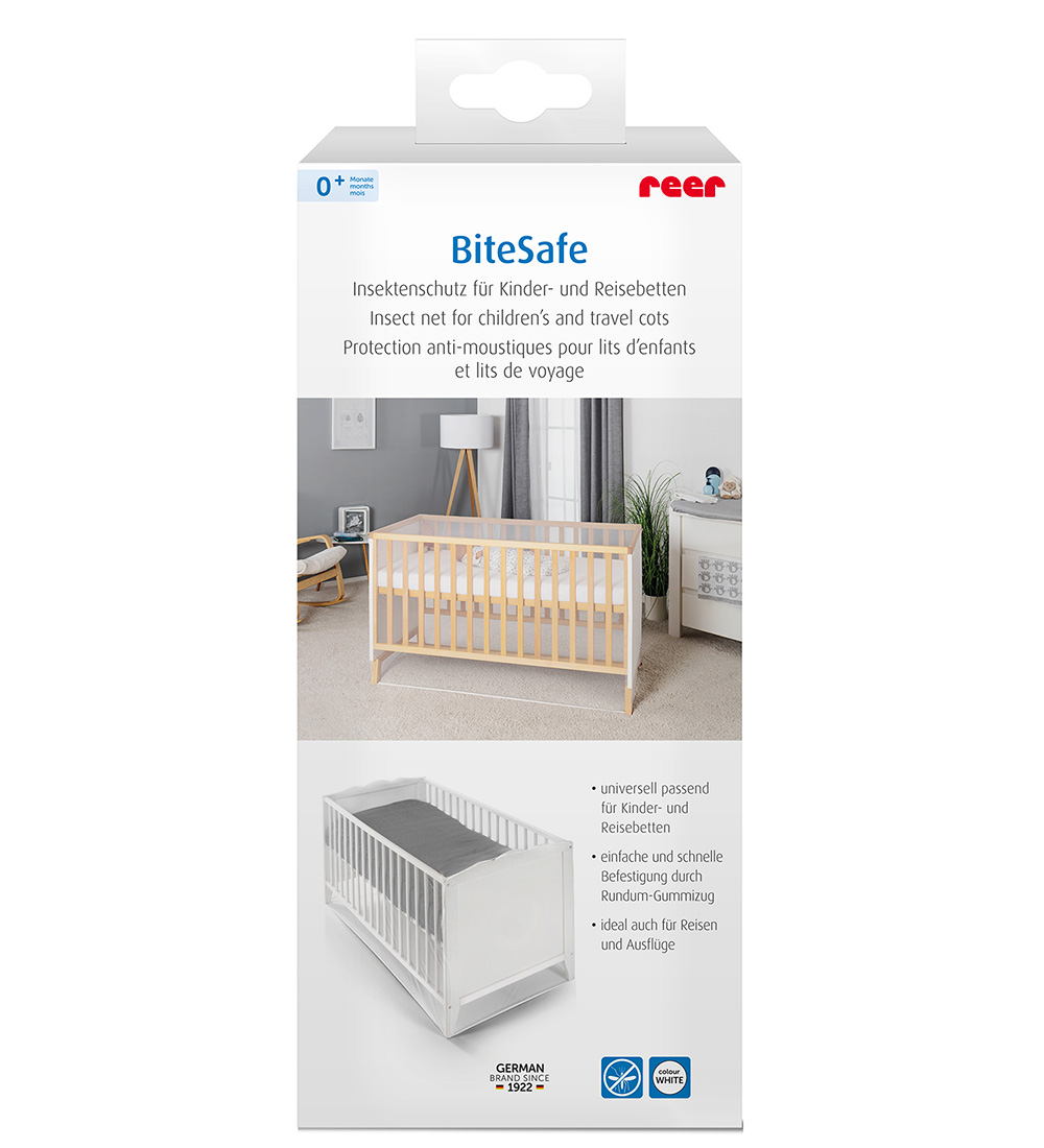 Reer Mosquito Net - Cot/Portable Bed/Pram - White