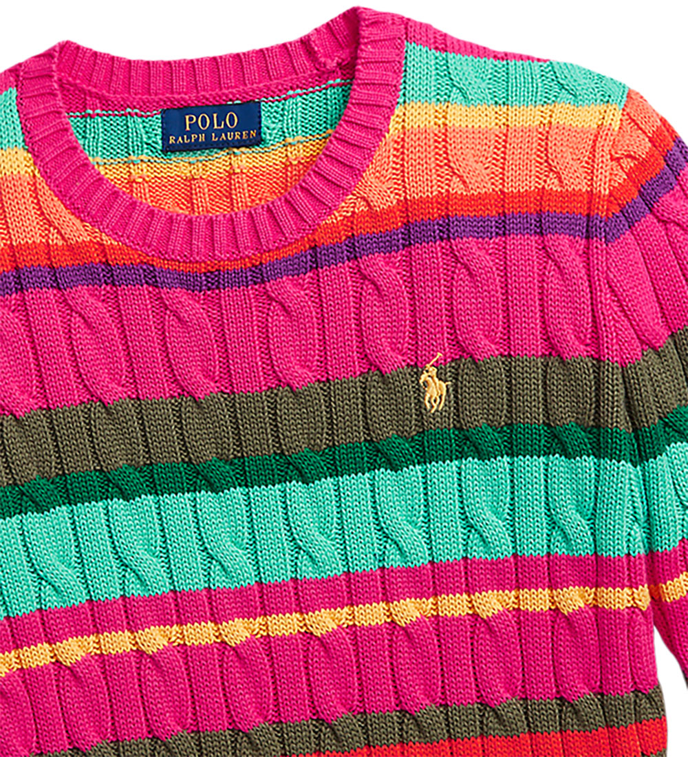 Polo Ralph Lauren Blouse - Knitted - Multicolour w. Stripes