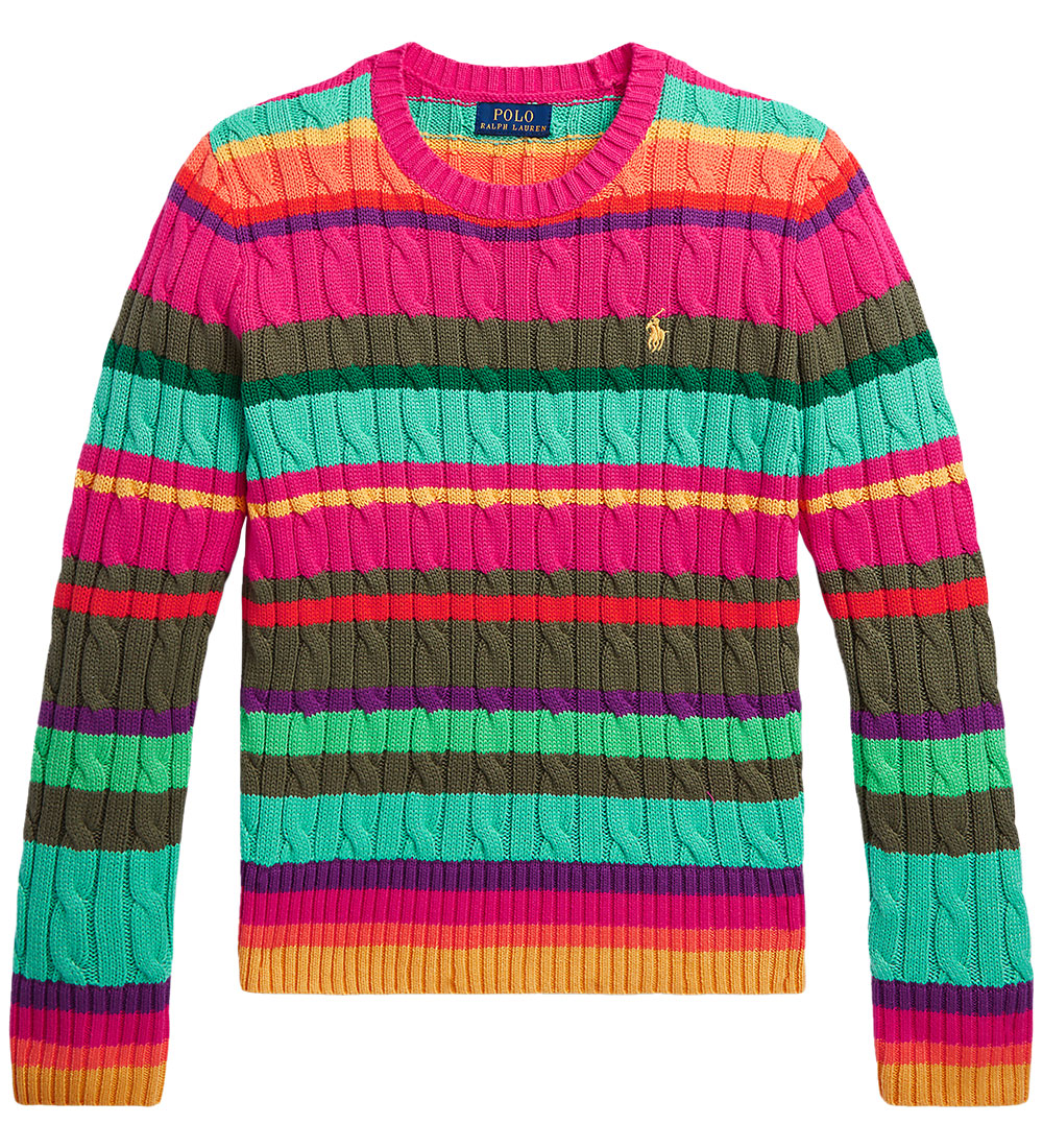 Polo Ralph Lauren Blouse - Knitted - Multicolour w. Stripes