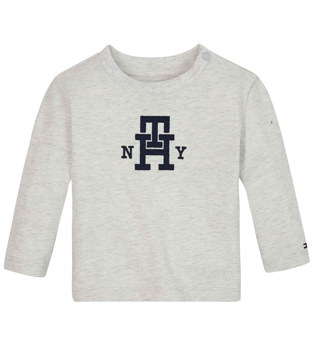 Tommy Hilfiger Blouse - Monogram - New Light Grey Heather