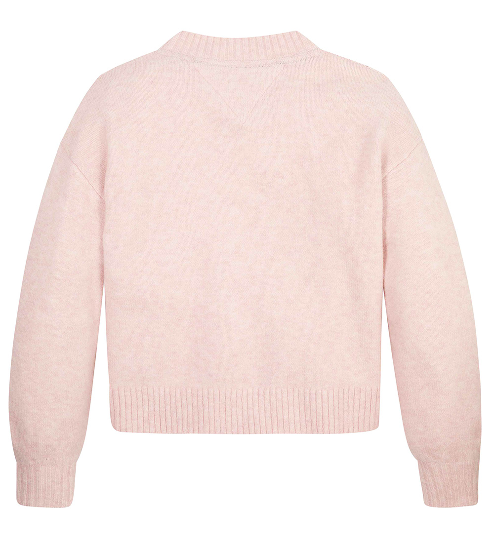 Tommy Hilfiger Blouse - Knitted - Pointelle - Pink Crystal