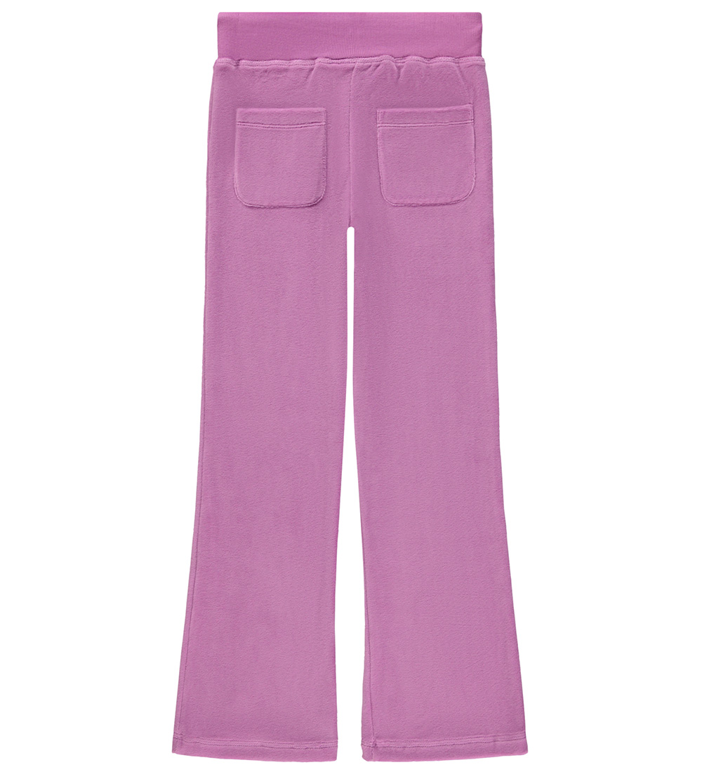 Molo Byxor - Velour - Annie - Purple Ray