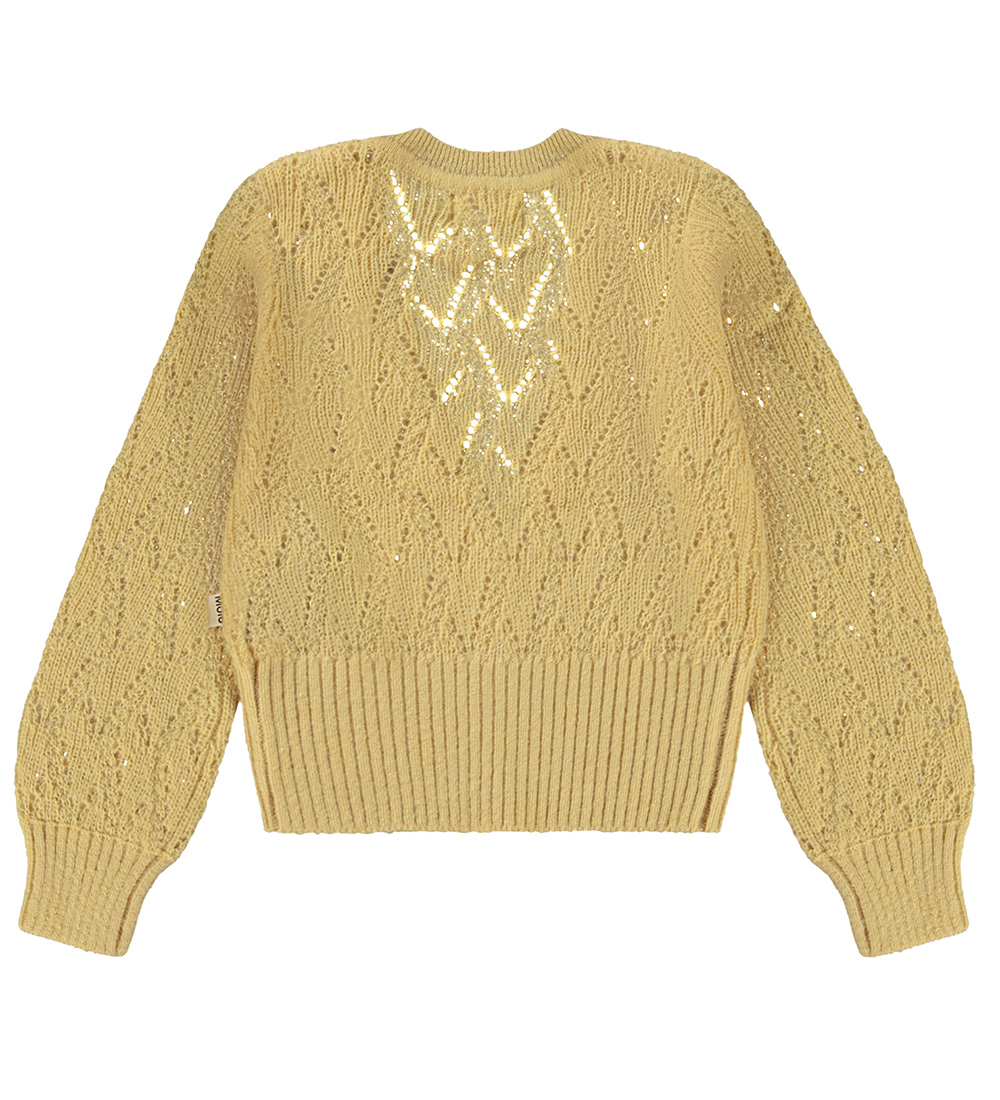 Molo Cardigan - Wool/Polyester - Glory - Pale Sun