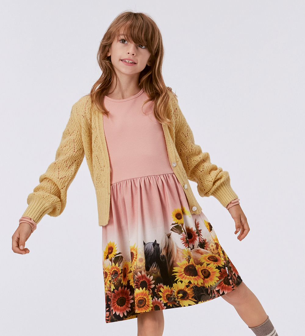 Molo Cardigan - Wool/Polyester - Glory - Pale Sun