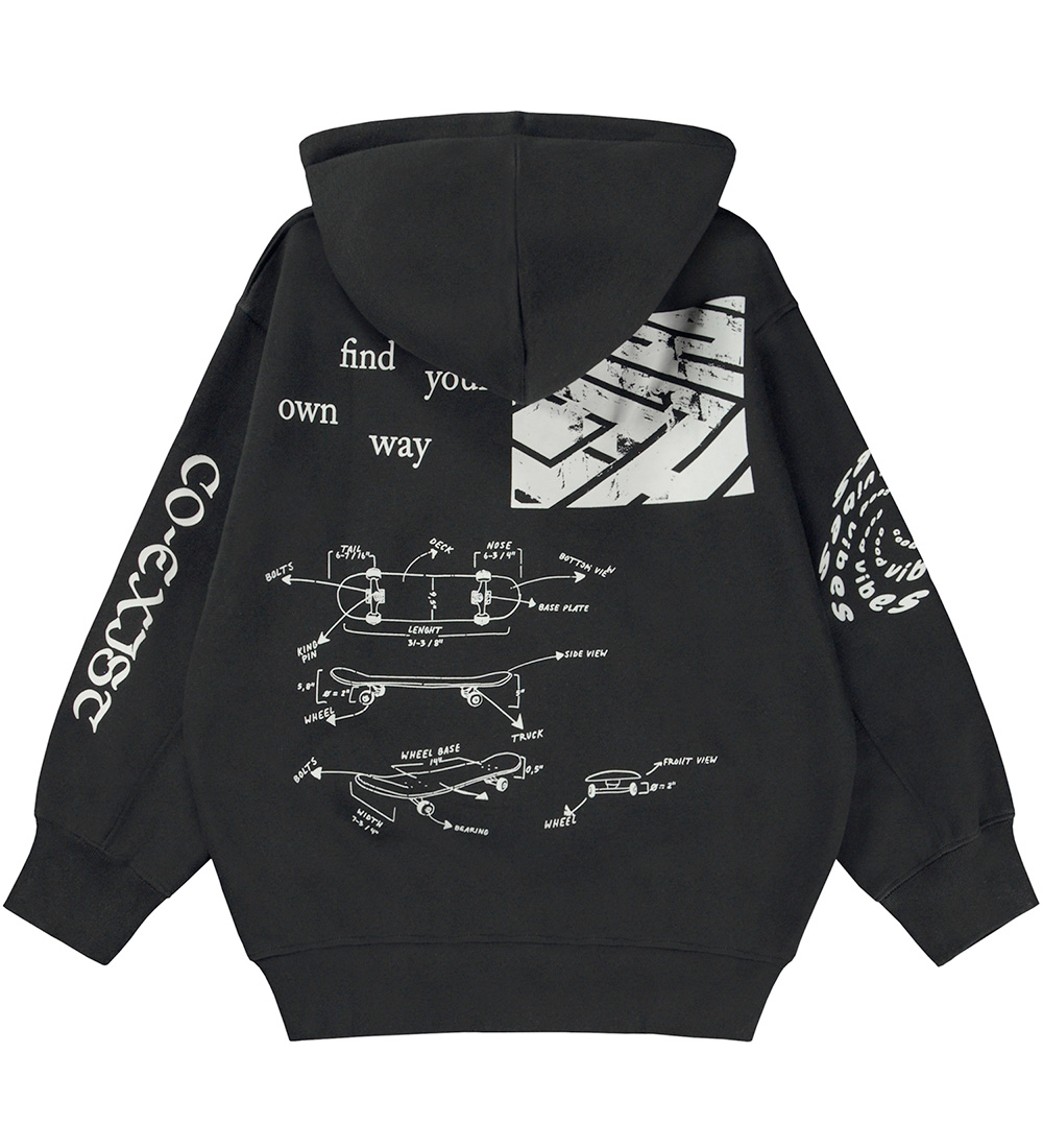Molo Cardigan - Mazz - Black w. Print