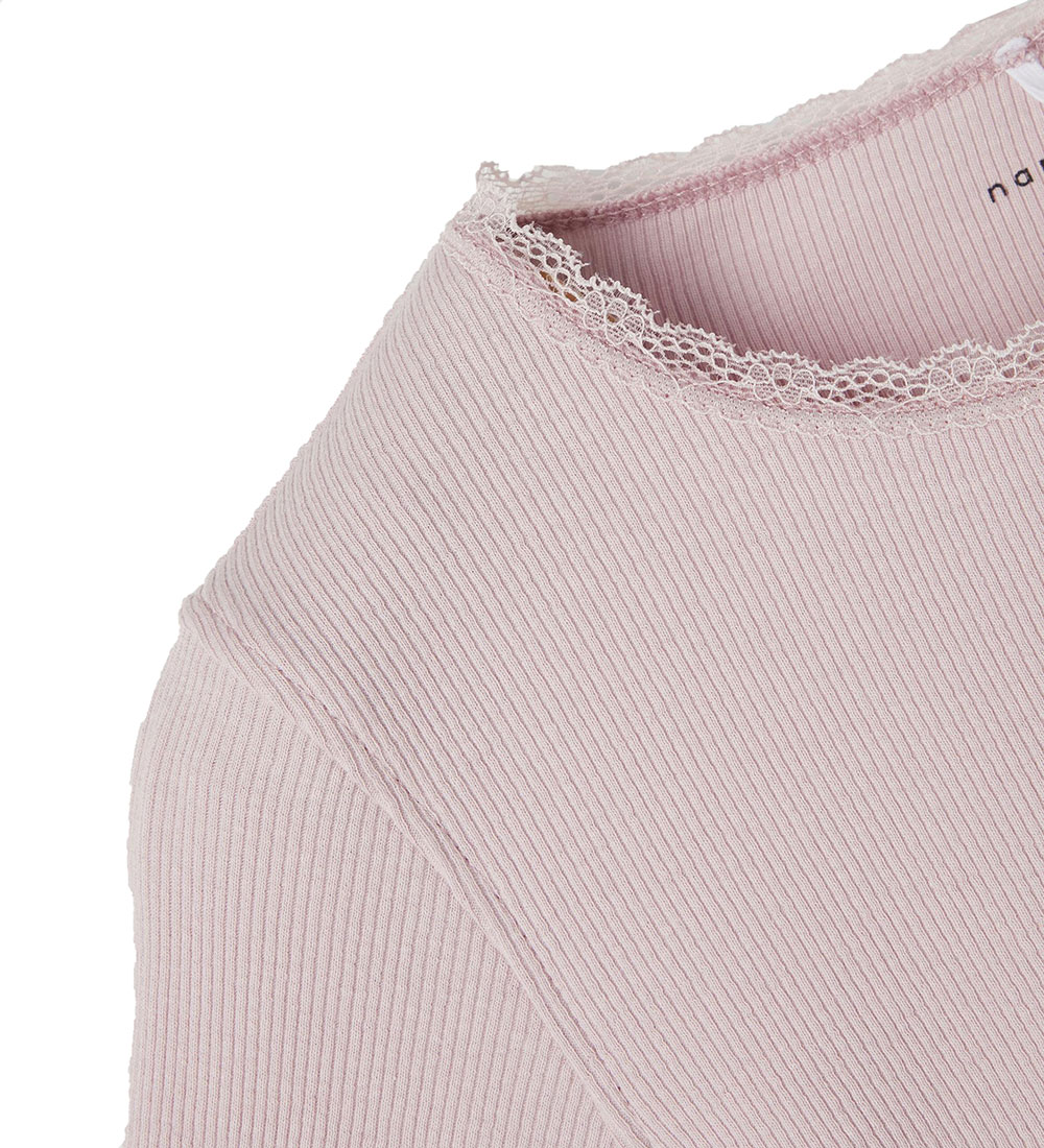 Name It Blouse - Rib - Noos - NmfKab - Violet Ice