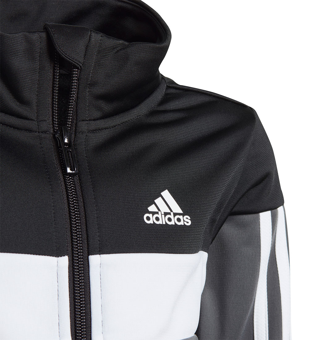 adidas Performance Tracksuit - Cardigan/Trousers - Black/White/G
