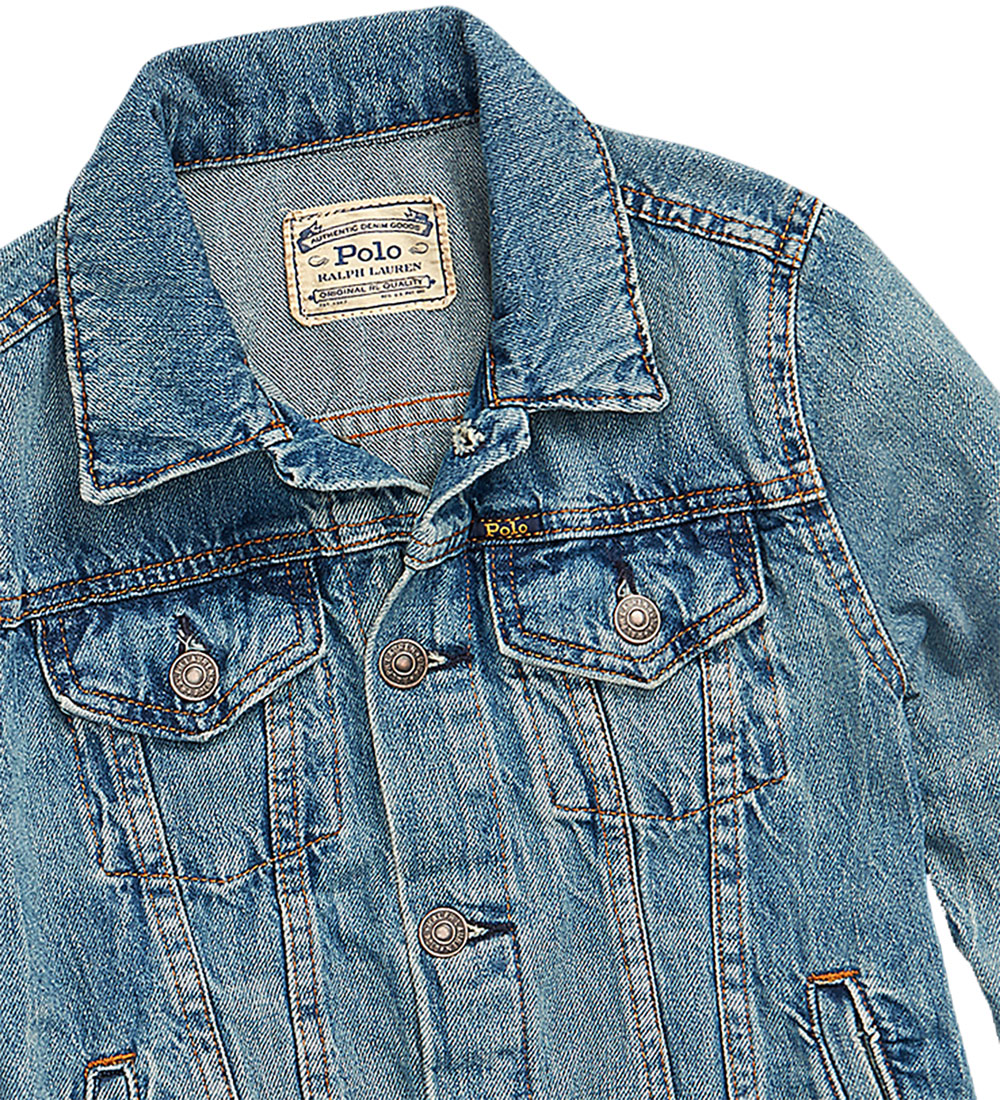 Polo Ralph Lauren Jeansjacke - Kurz geschnitten - Trucker - Dafn