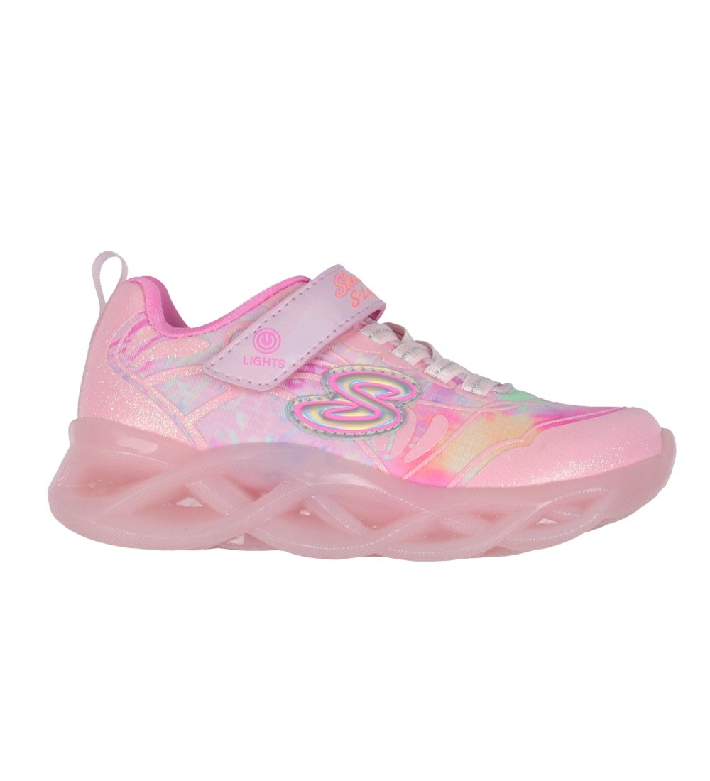 Skechers Shoe w. Lights Twisty Brights Light Pink Multi