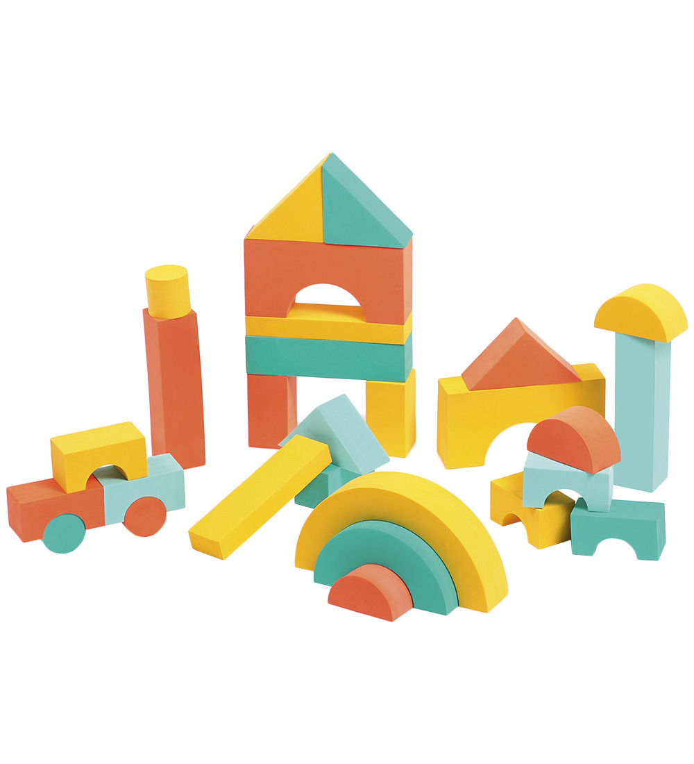 Ludi Stacking Blocks - Foam blocks - 28 Parts